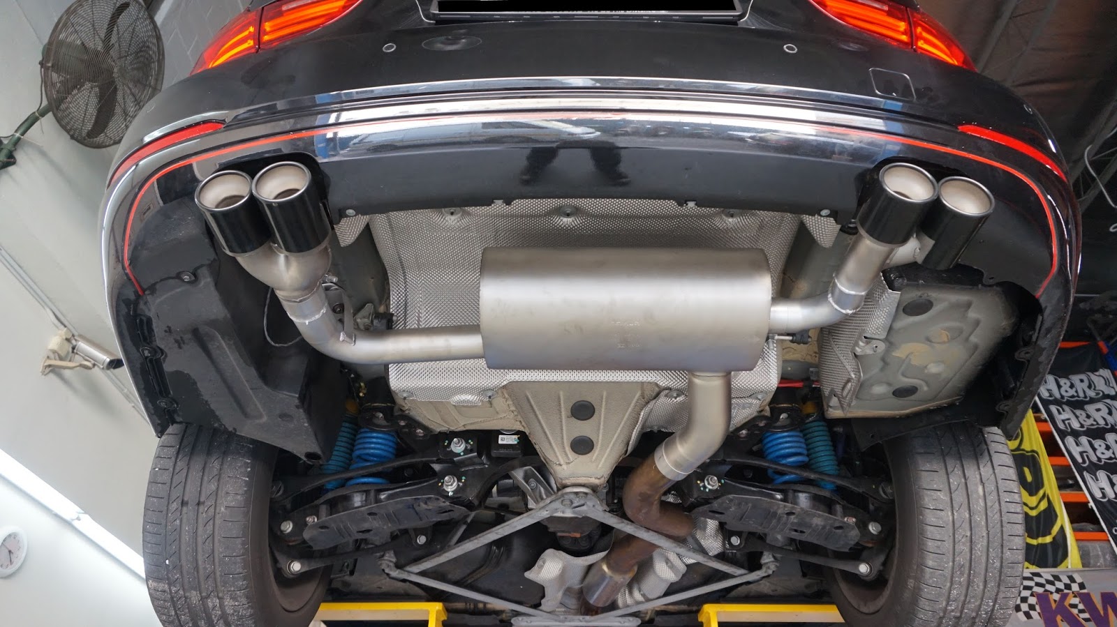 Rocker Motorsport Bandar Sunway: BMW F34 GT Remus Exhaust Quad Tips