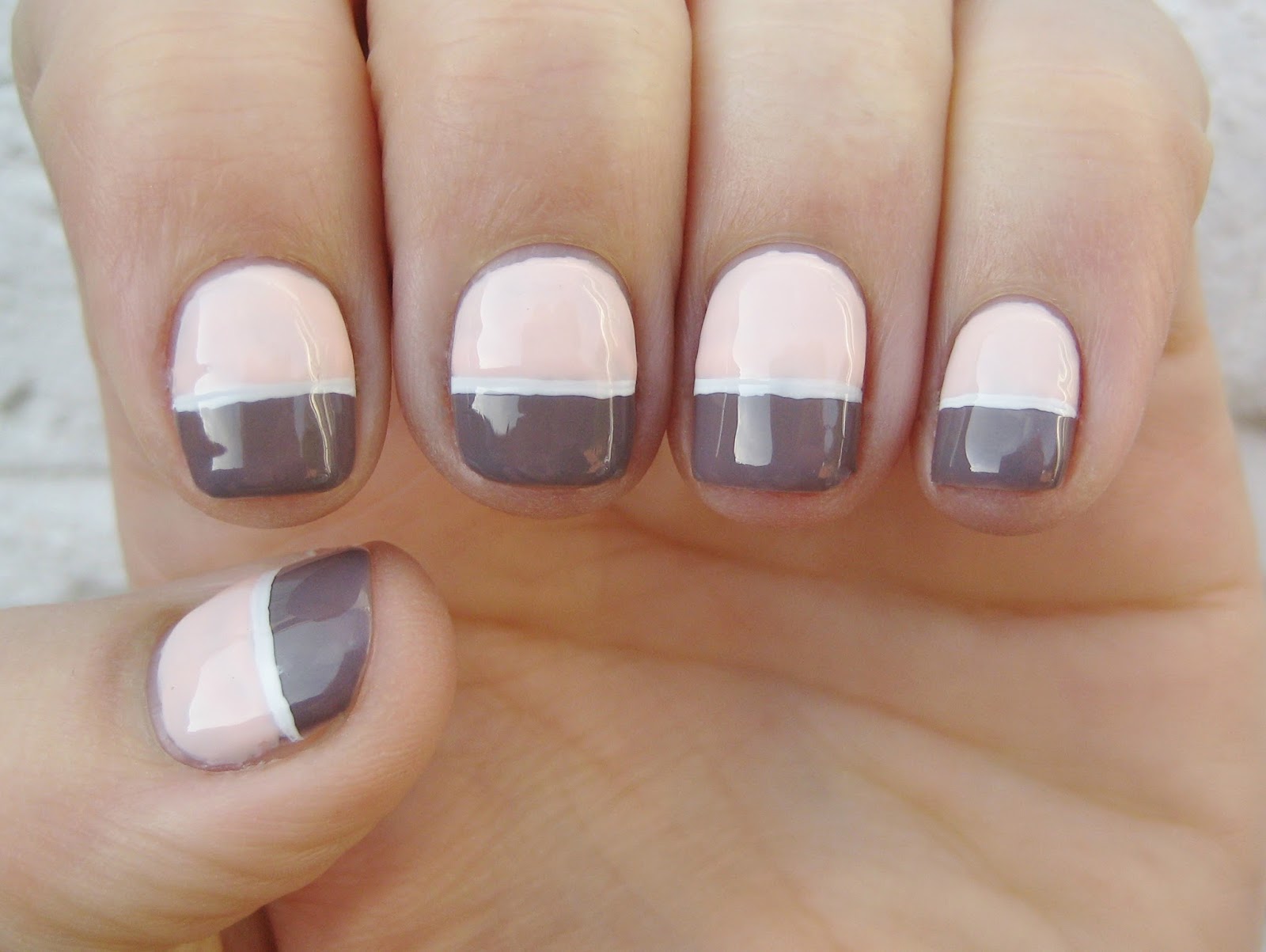 Dahlia Nails Half & Half