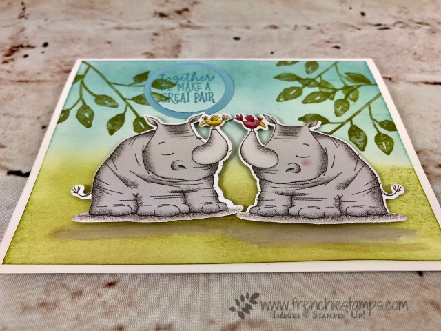 Animal Expedition, animal outing, Petal Palette, Mirror Image, Stampin'Up!, Frenchie' Stamps,