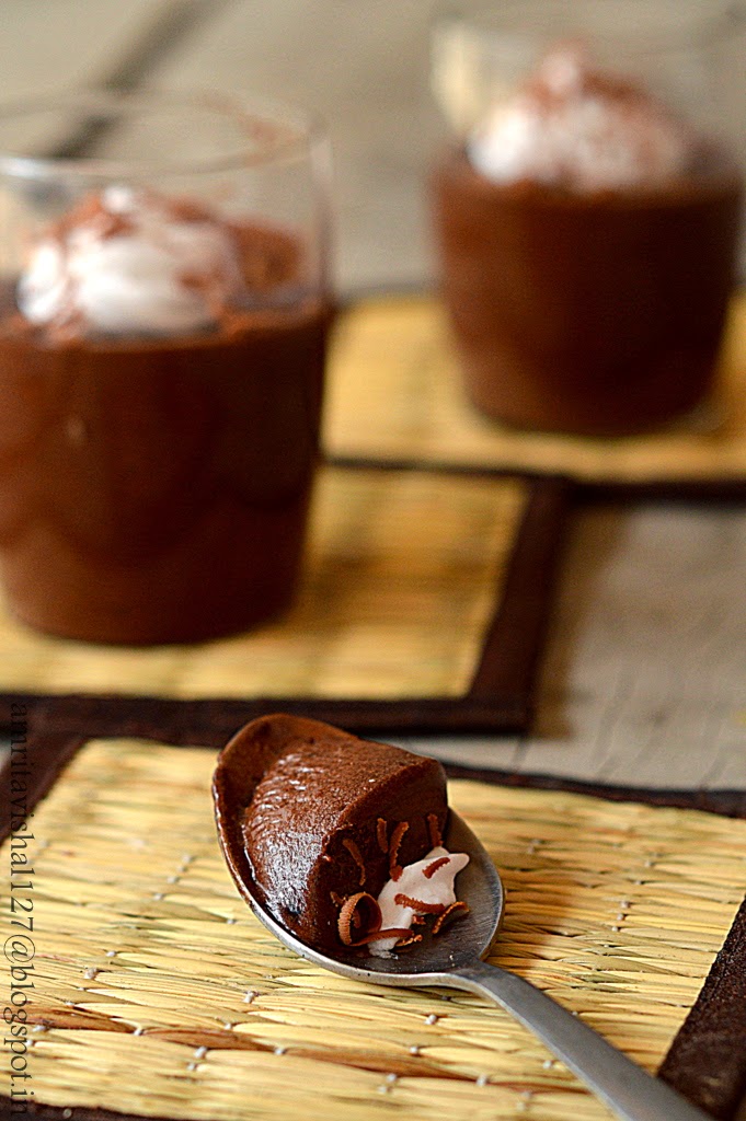 Sweet 'n' Savoury Chocolate mousse2 ingredient recipe