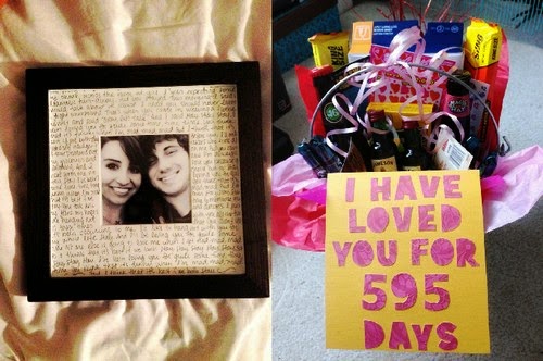 IMagenes Con Ideas De Regalos Para Novios Que Cumplen Meses Años De