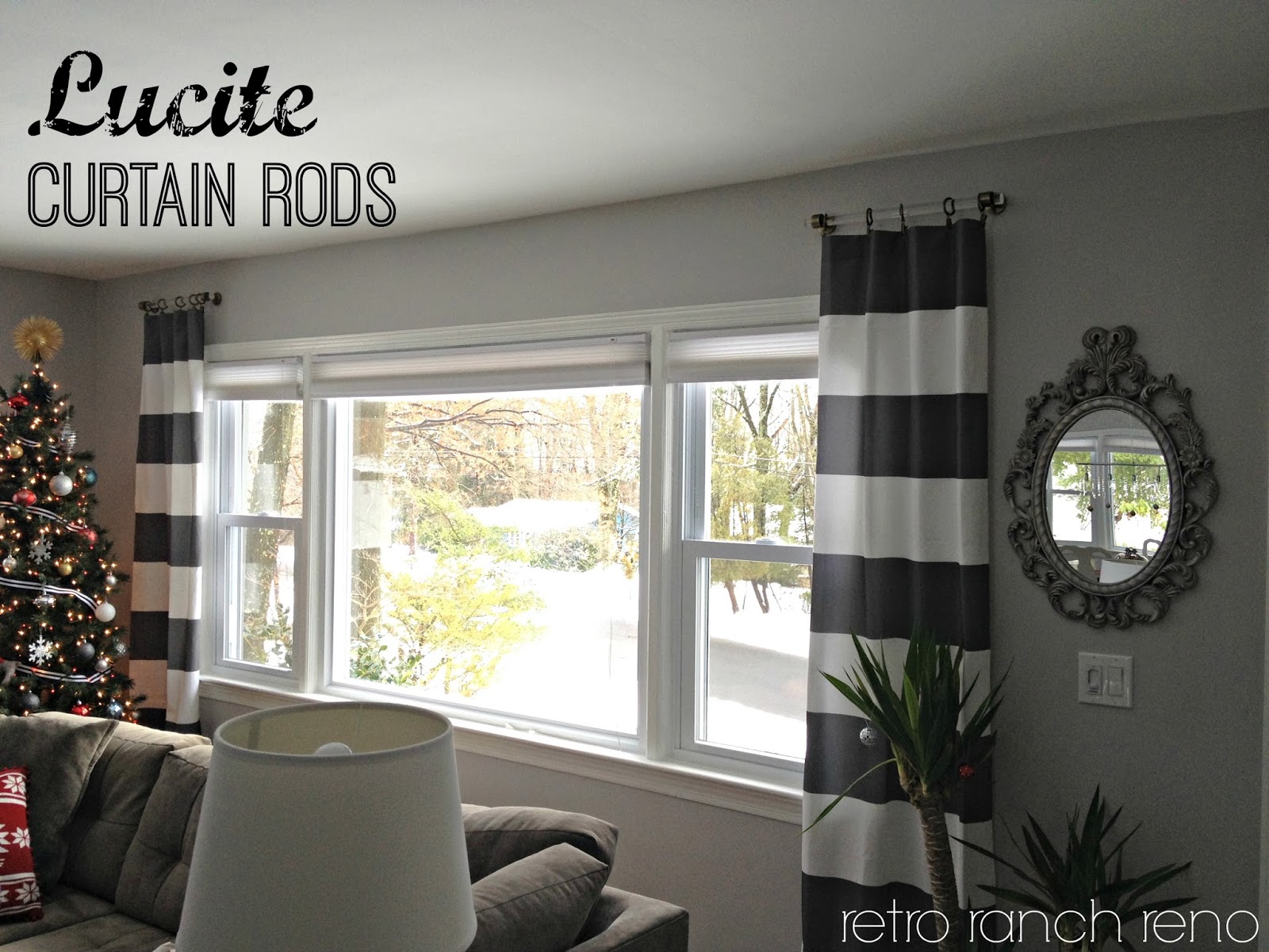 Outdoor Curtain Track System Large Window Curtain Rods