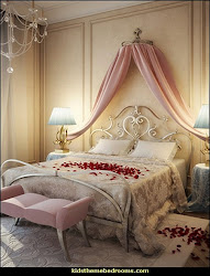 romantic bedroom theme princess posh master decorating decor bedrooms flowers candles room bed luxury boudoir decorations valentines heart bedding shaped