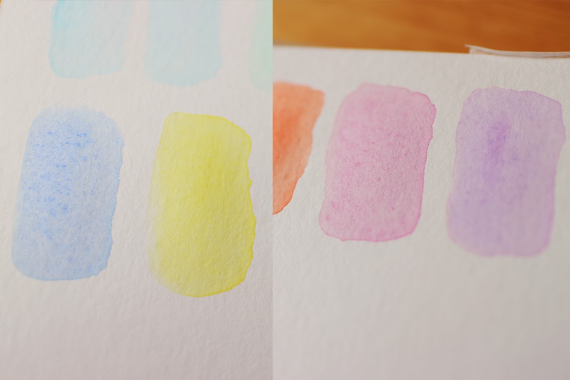 frannerd's blog CHEAP VS EXPENSIVE WATERCOLORS