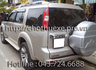Cho thuê xe 07 chỗ Ford Everest giá rẻ tại Hà Nội