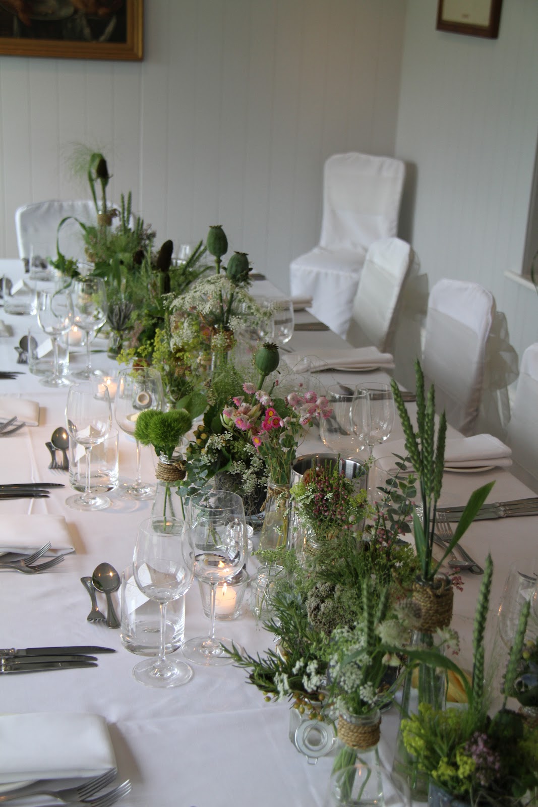 Wild Flowers & Grasses Wedding Day at The Inn at Whitewell for Laura ...