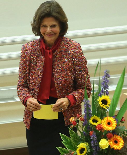 Queen Silvia who is the founder of The Childhood Foundation attended the opening of Childhood-Haus. Justice Minister Katarina Barley