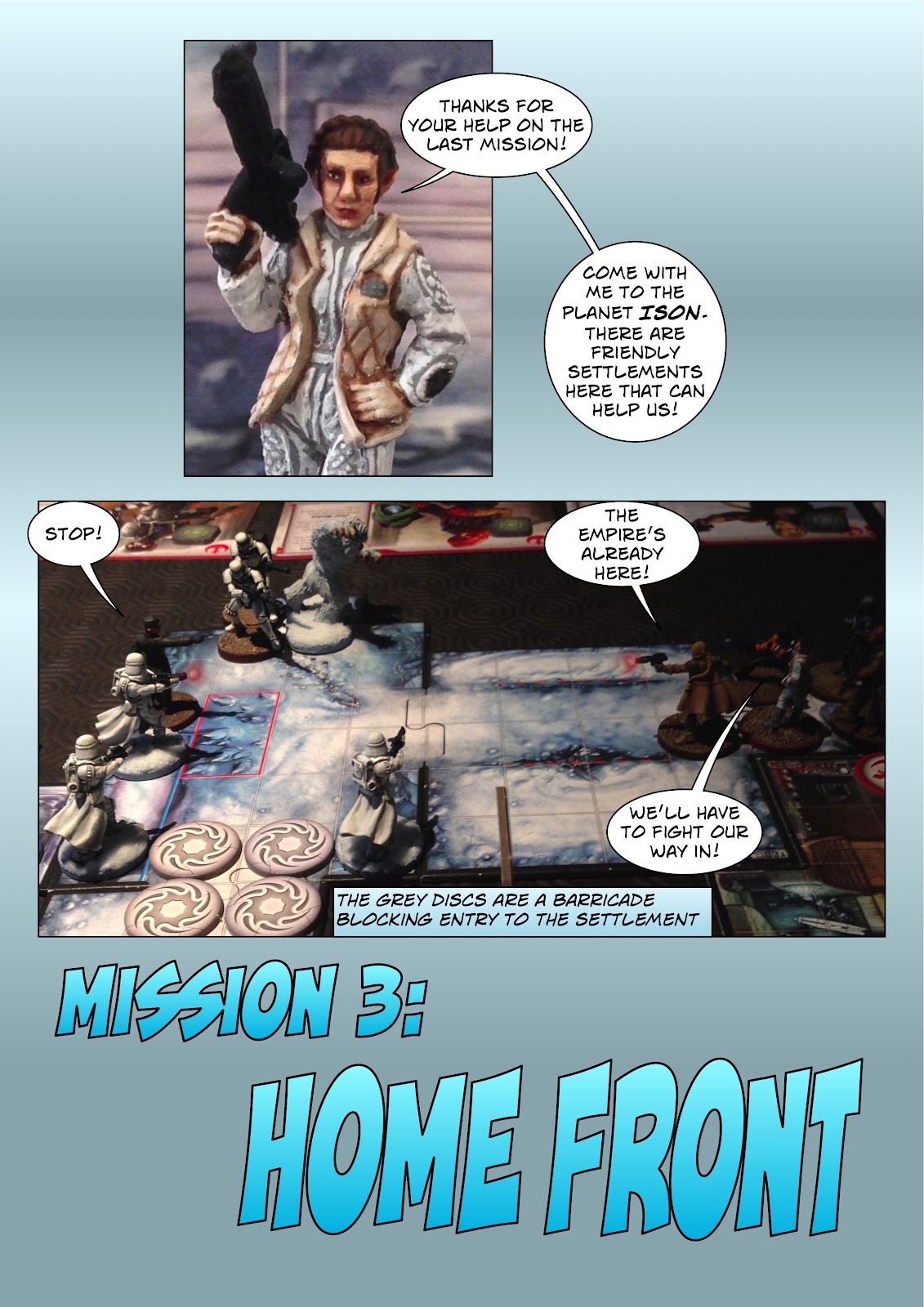 Return to Hoth campaign comic! Star Wars Imperial Assault Return to Hoth