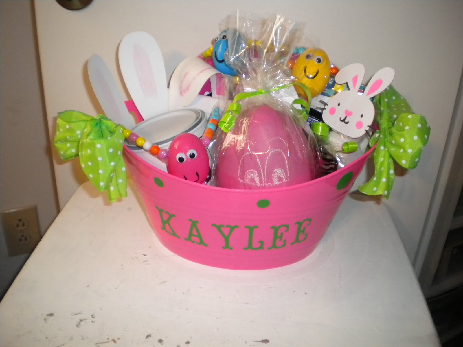 Jean's Crafty Corner Vinyl Bucket for Easter Basket