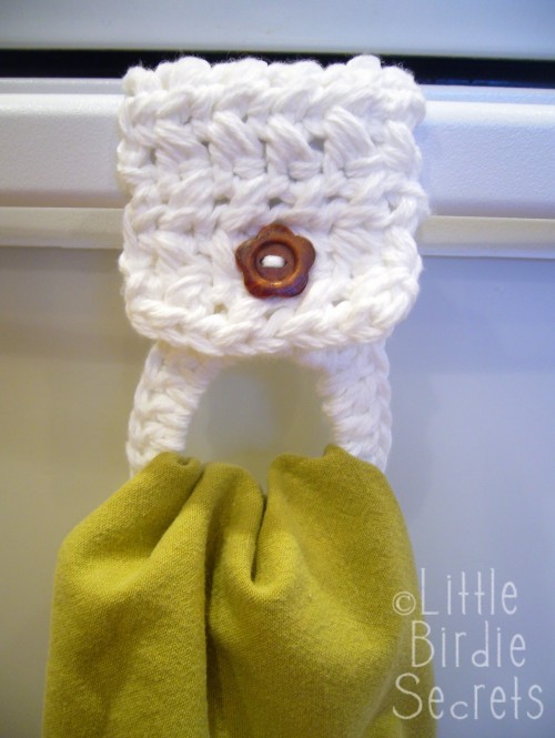 Beautiful Skills Crochet Knitting Quilting Crocheted Towel Holder