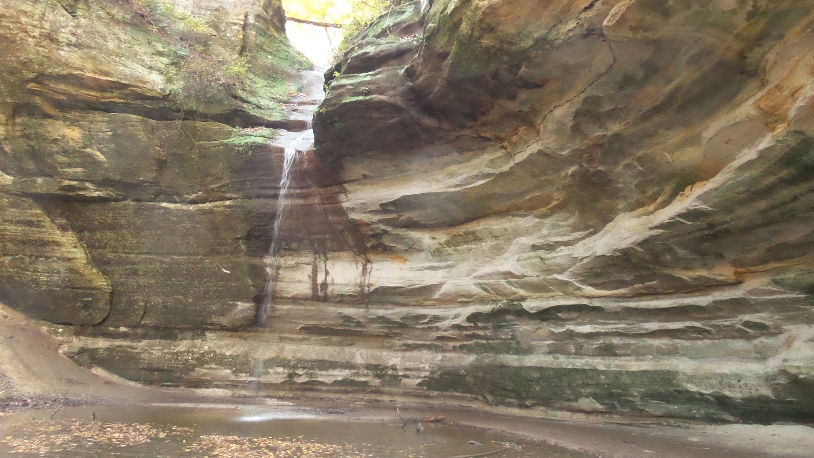 Hike Starved Rock Council Overhang, Ottawa Canyon. Fall Colors tour 10