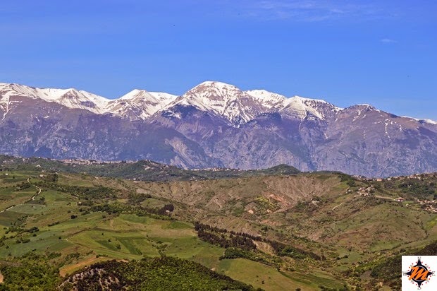 Bomba, vista sul Gran Sasso Bomba, vista sul Gran Sasso