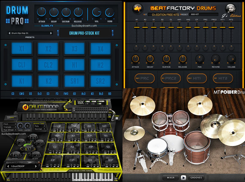 4 สุดยอดปลั๊กอิน [ VSTi ] กลองฟรี !!! เสียงดี หน้าตาสวยงามน่าใช้