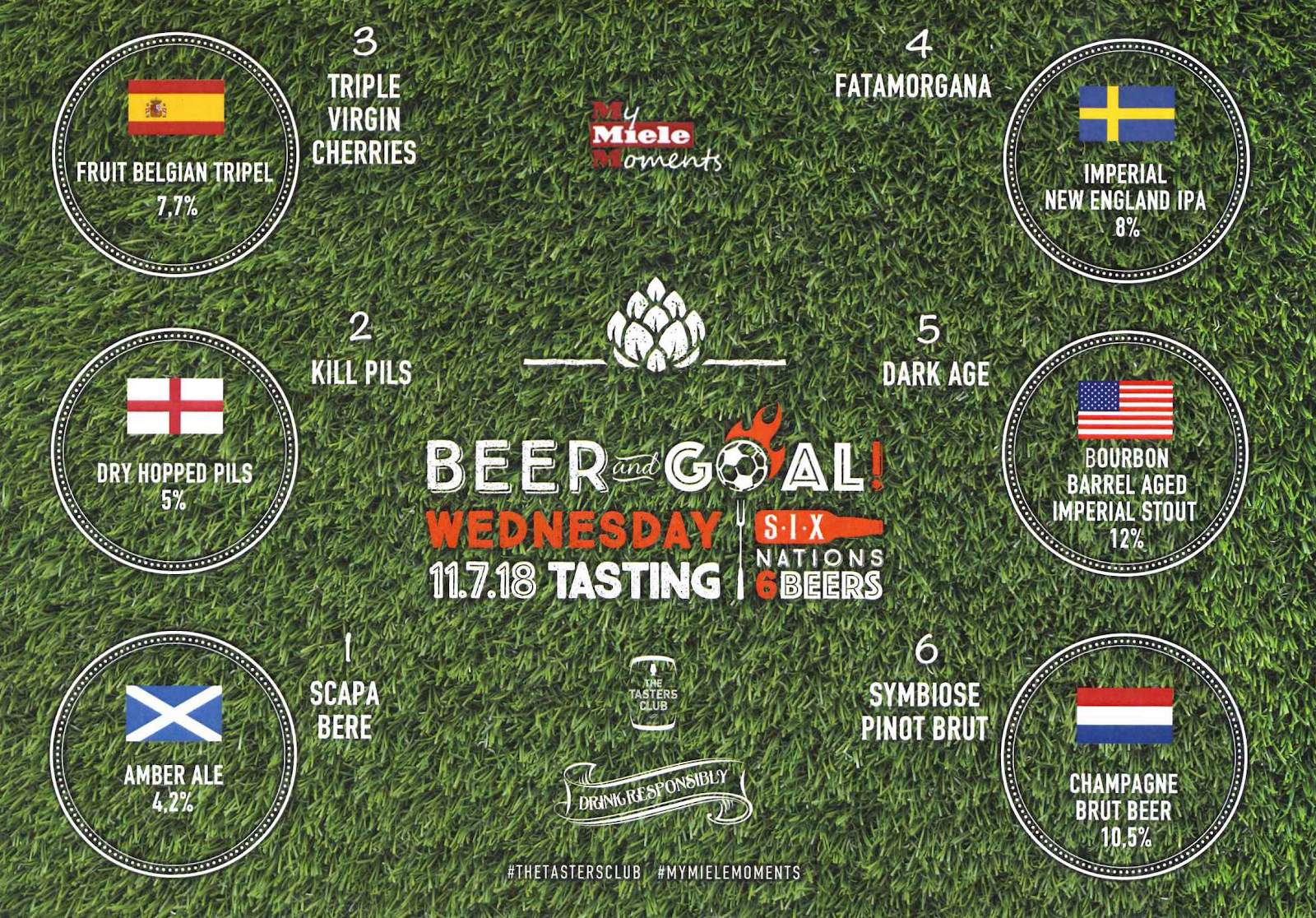 BEER AND GOAL 6 NATIONS, 6 BEERS • The Tasters Club