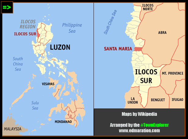 Sta Maria Ilocos Sur Map Edmaration #Townexplorer