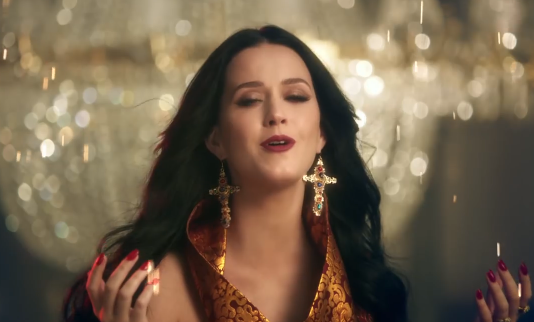 Katy Perry has premiered the music video for "Unconditionally". The