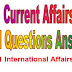 TNPSC Current Affairs Model Questions Answers 2017: Part 2 (International, National Affairs)