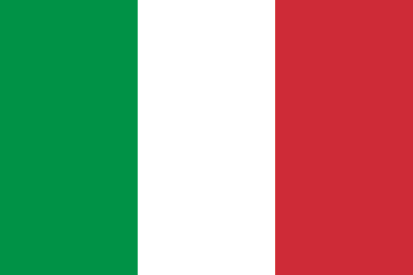 Logo Gambar Bendera Negara Italia PNG JPG ukuran 600 px