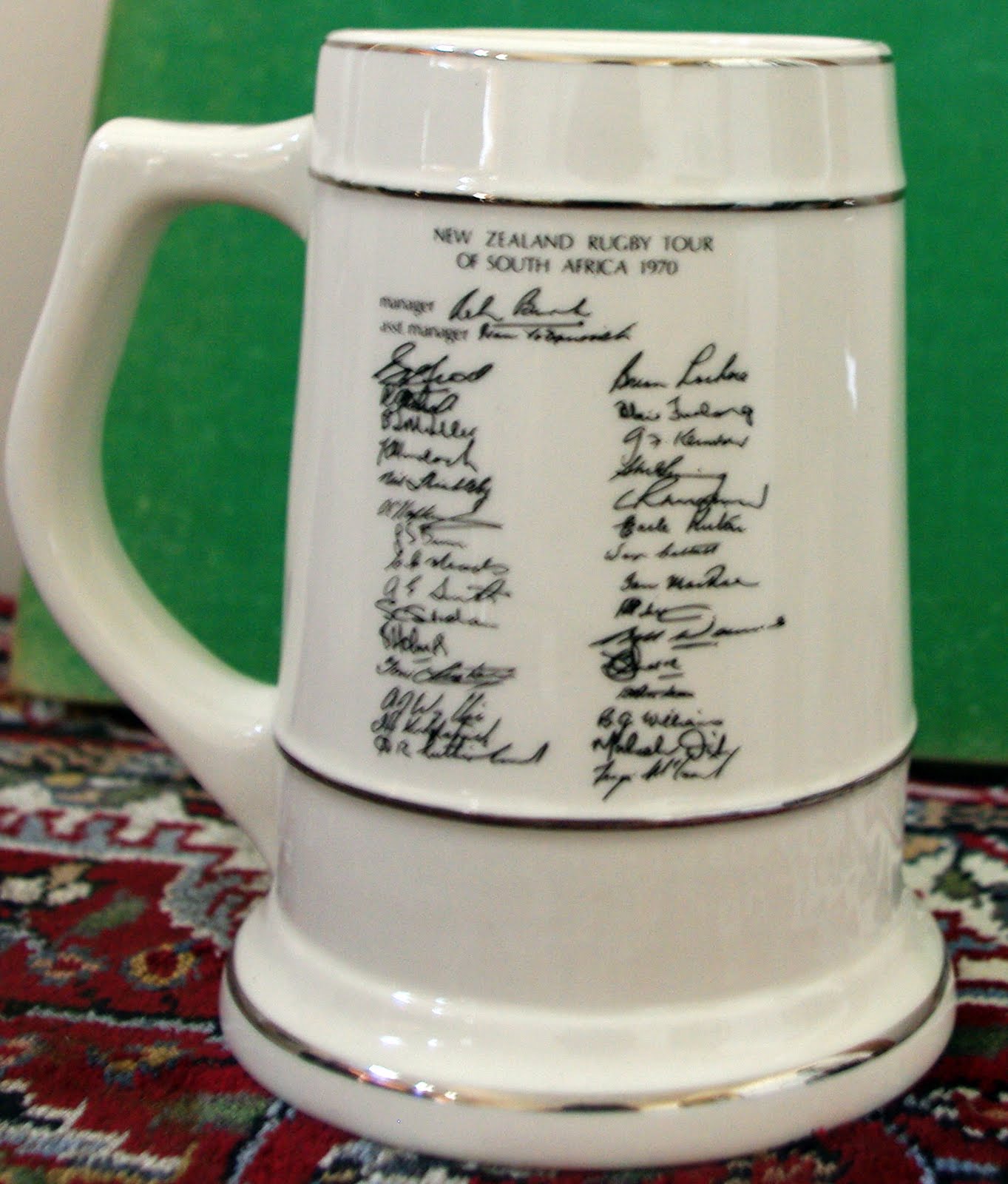 The MicAngelo Campaign: Tankard - 1970 Test match (Springboks v All Blacks)