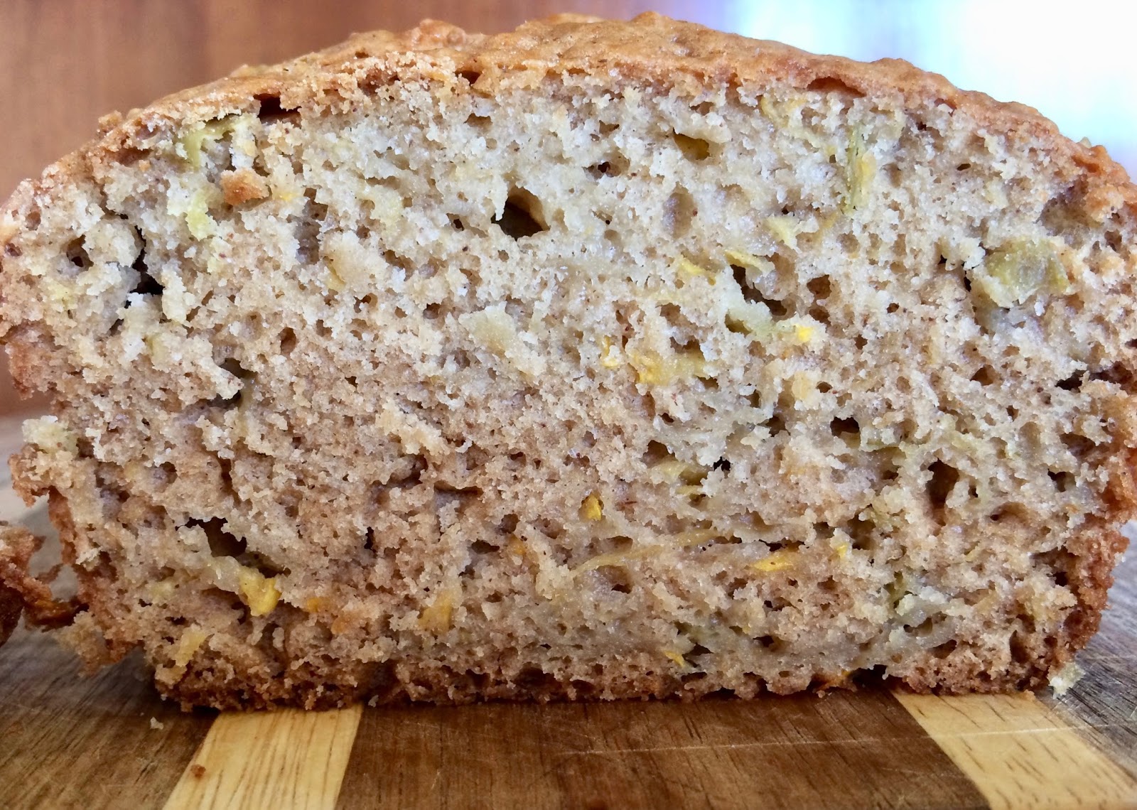 Savory Moments Yellow squash and apple bread