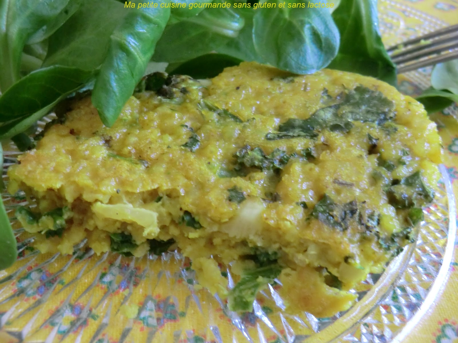 Galettes de millet au chou kale et brocoli, sans gluten et sans lactose