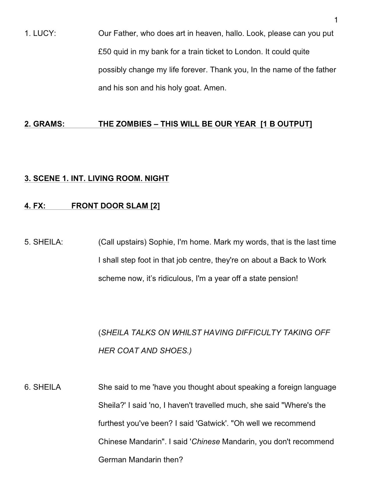 charlotte s media p1 radio script analysis radio script