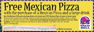 Free Printable Taco Bell Coupons Free Printable Taco Bell Coupons
