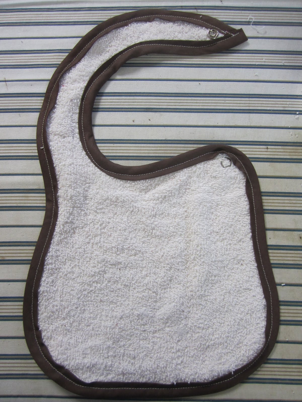 Craft with Confidence Wrap Around Bib (and snap) Tutorial