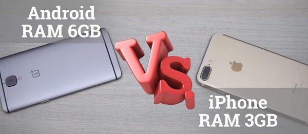 iPhone RAM 3GB vs Android RAM 6GB iPhone RAM 3GB vs Android RAM 6GB