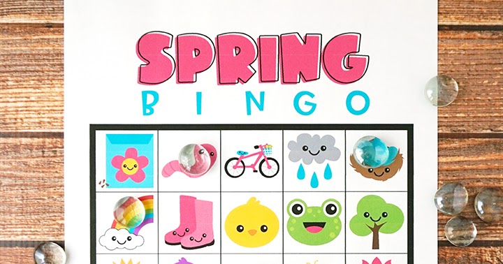 Free Printable Spring Bingo Artsy Fartsy Mama