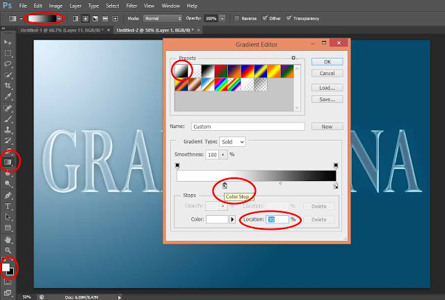Tutorial Photoshop Membuat Teks Efek Bening seperti Kaca