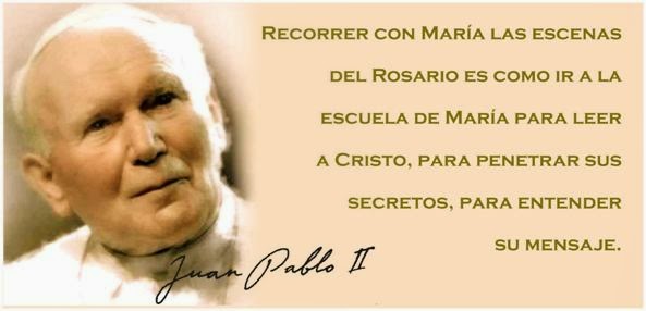 Carta Apostolica Rosarium Virginis Mariae, de San Juan Pablo II
