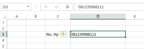 Cara Menulis Angka 0 di Depan Pada Microsoft Office Excel 4 Cara Menulis Angka 0 di Depan Pada Microsoft Office Excel 4