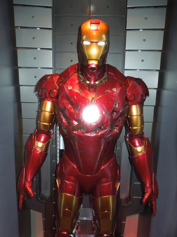 Battle damaged Iron Man mark III costume