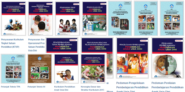  Terbaru Kumpulan Juknis PAUD. RA, TK, KB dan TPI Kurikulum 2013