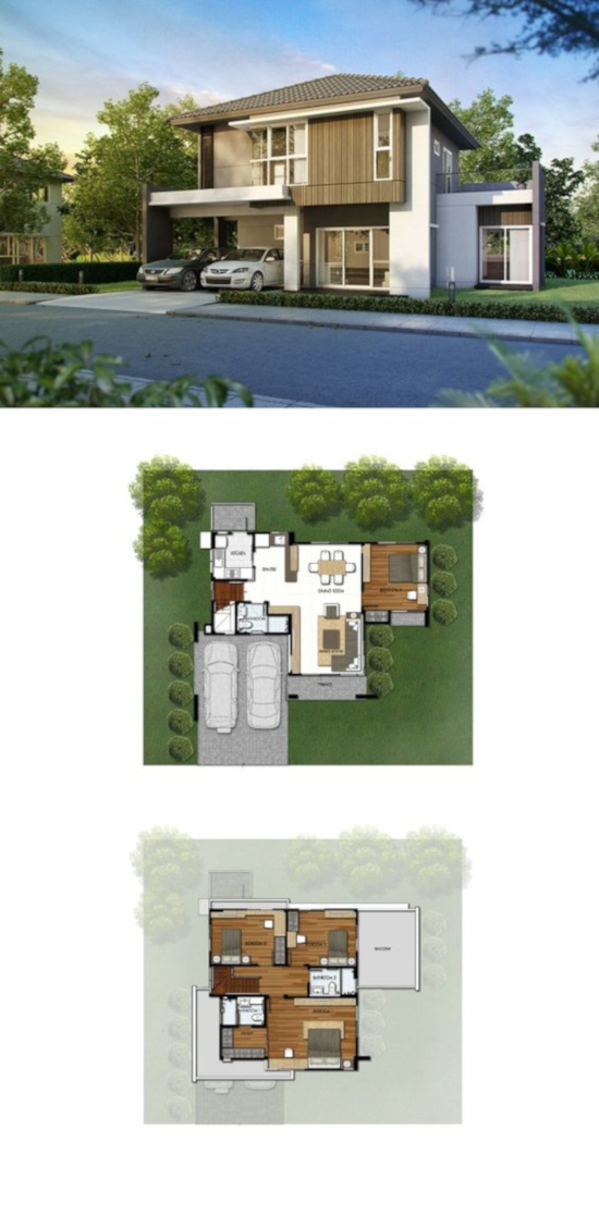 rumah minimalis plus denah