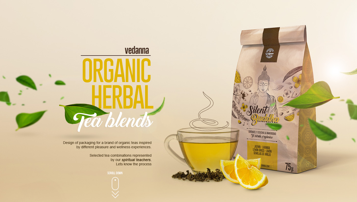 Vedanna Organic Teas – Packaging Of The World
