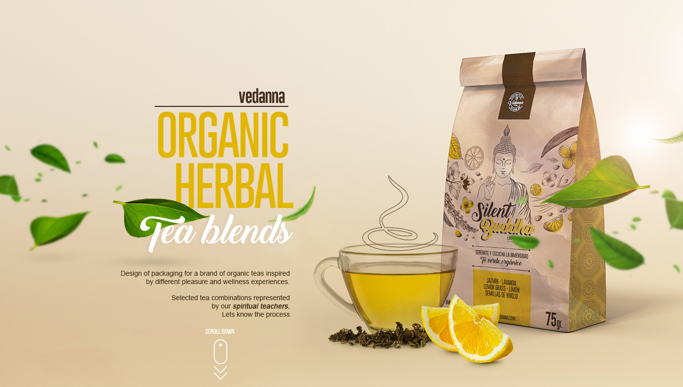Vedanna Organic Teas Packaging Of The World