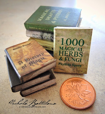 Miniature Hogwarts Textbooks - Nichola Battilana