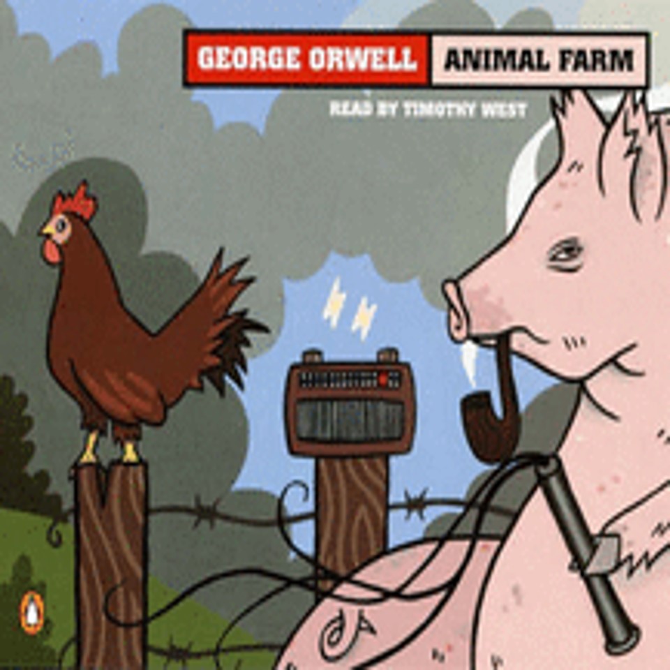 Audiobook blog audiobook review animal farm george orwell