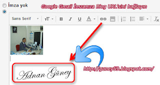 Google Gmail İmzanıza Blog URL'sini bağlayın