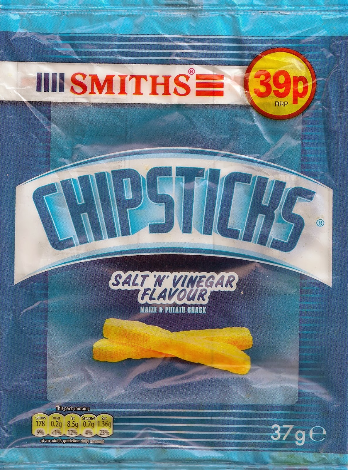 Cheeseburger Crisps & Other Stories Smiths Chipsticks Salt'n'Vinegar