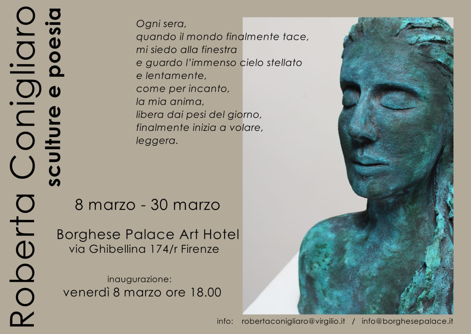 Untitled Magazine Sculture E Poesia A Firenze Un Nuovo Appuntamento Con Le Opere Della Scultrice Roberta Conigliaro
