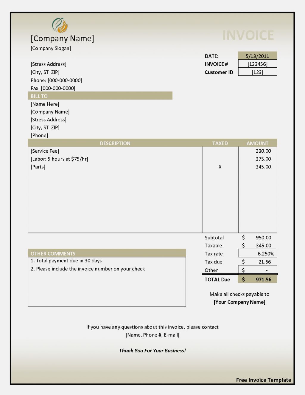 office database templates