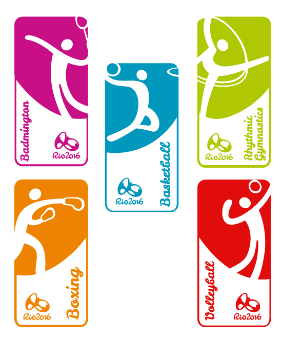 Iconos deportes Olímpicos Rio 2016 - vector