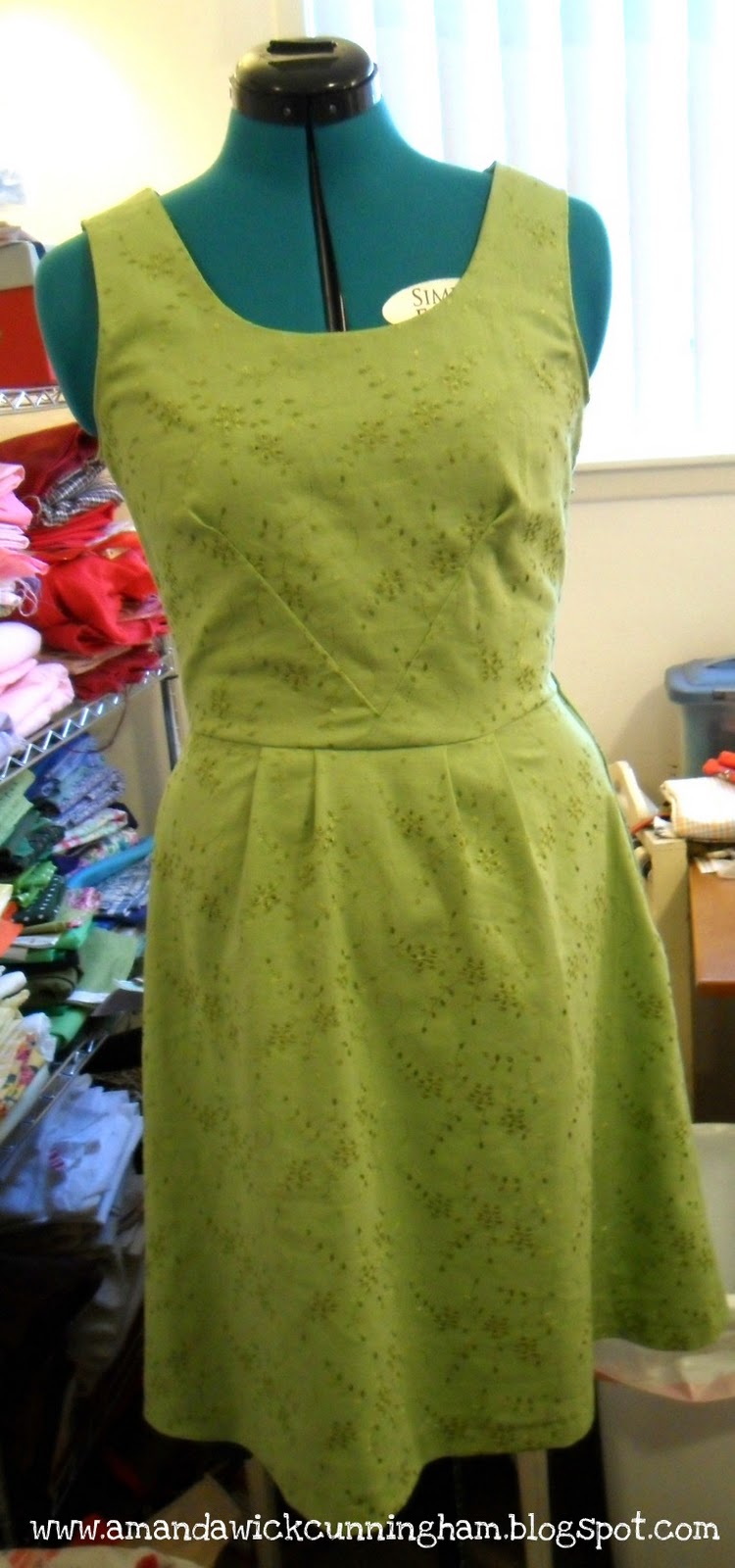 Kaleidoscope of Colors: Pinned #4: Anthro Knock Off Grass Court Dress