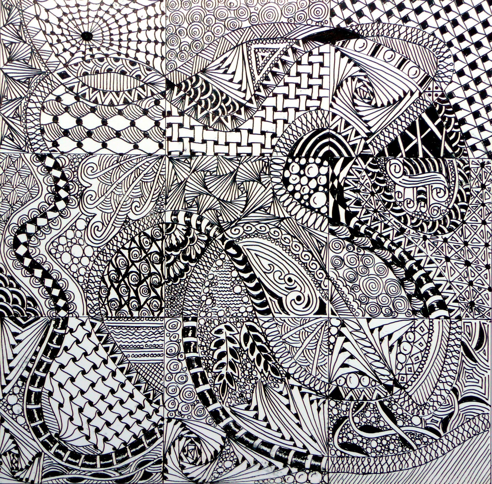 Learn the art of Zentangle at the Yorkville Public Library