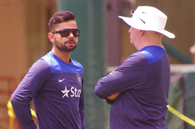 ICC fines Virat Kohli for showing dissent at umpire's decision during India-Pakistan match in Mirpur on Saturday.