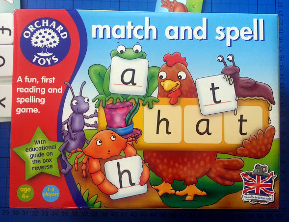 Orchard Toys Match Spell Educational Board Game Children Spelling Learning NEW 