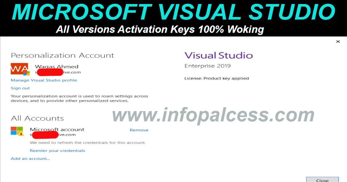 Microsoft Visual Studio All Version Activation Keys 100% Working